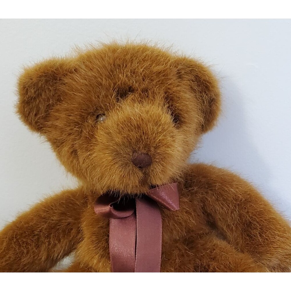 Russ Teddy Bear Plush 17" Brown "Pickering" Bears From the Past 1990s Beanie VTG